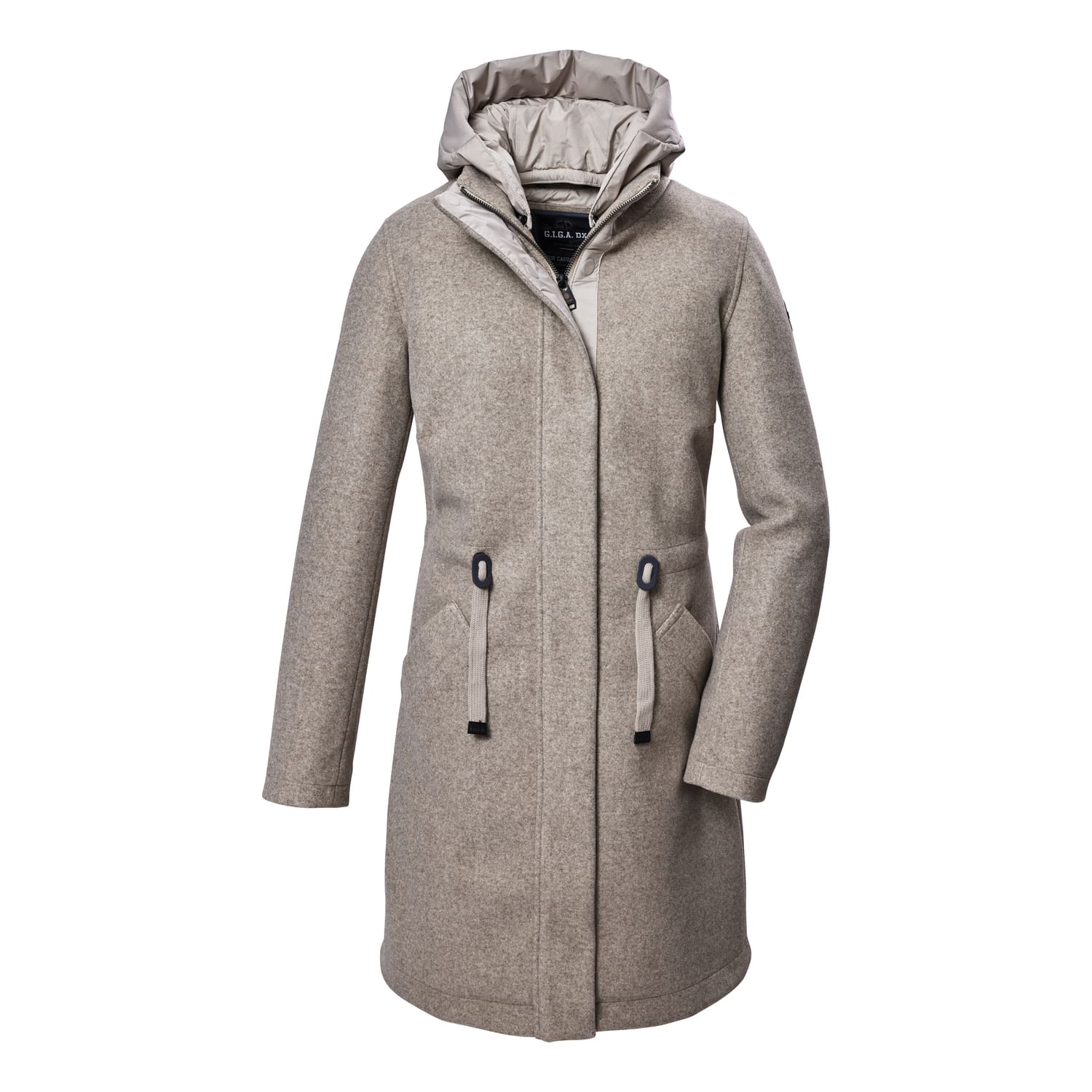 Damen G.I.G.A. DX by killtec Beige GW 46 WMN KNTFLC PRK 00161 46 Mantel