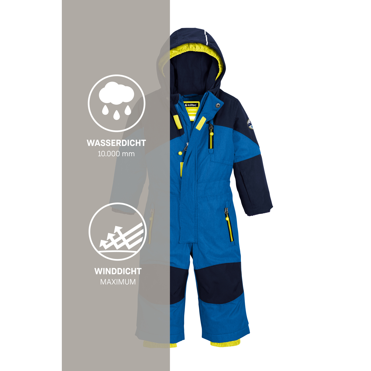 Minis killtec Royal Blau mit Oberteil Kesley Mini Overall