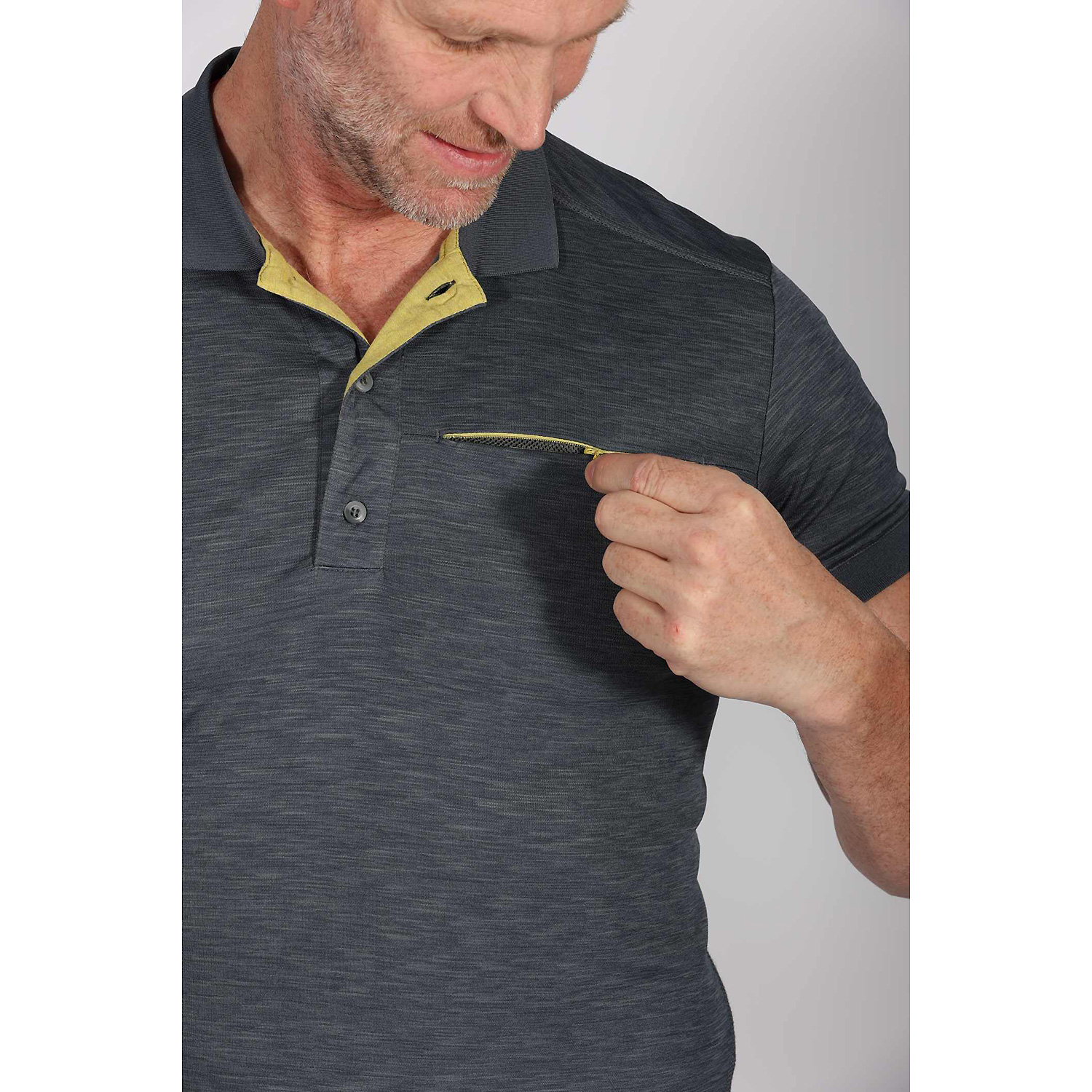 Herren Maul Sport Grau Ini II - 3/4 Shirt 10 36 Shirt