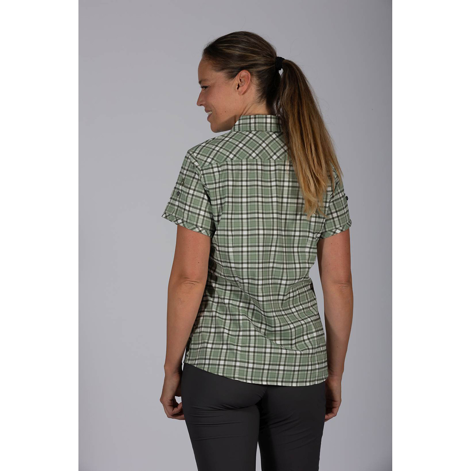Damen Maul Sport Türkis Elbe II -1/2 Bluse kariert ela 16 38 Bluse