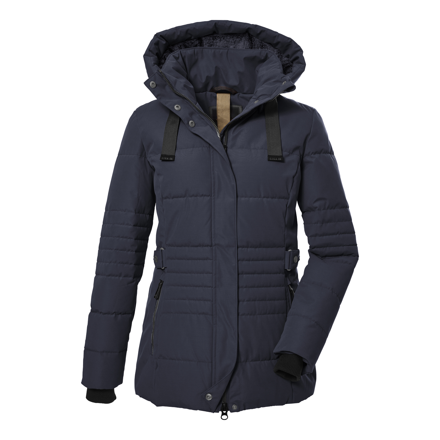 G.I.G.A. DX Damen Steppjacke Mit Kapuze – Wind-/wasserabweisend (3000 Mm), Figurbetonter Schnitt, Recycelt